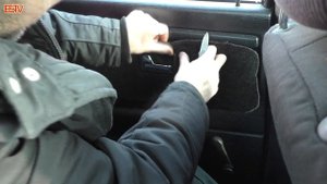 Перетяжка дверных карт своими руками!