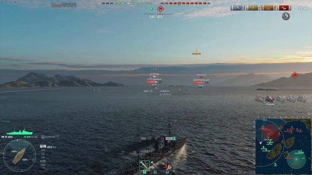 World of WarShips | Java | 7 KILLS | 42K Damage - Replay Gameplay 4K 60 fps смотреть онлайн