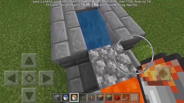 Как сделать автоматический генератор булыжника в Майнкрафт ПЕ смотреть онлайн