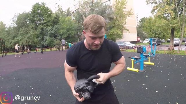 Тренировка на улице для бойца. КАЧОК против дрища