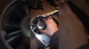 Охлаждение снегохода рысь. Разборка, ревизия, смазка подшипников крыльчатки охлаждения двигателя!