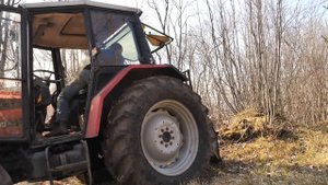 One Year of Log Cabin Building / One Man Building His Dream House