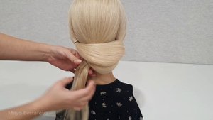 Свадебная прическа за 5 минут.Подробное видео!Wedding hairstyle in 5 minutes.step by step