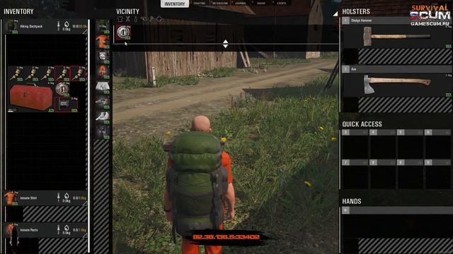 Создаем замок и вешаем на двери SCUM на GAMESCUM.RU
