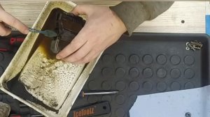 Быстренько перебрали педальку
