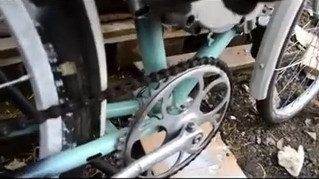 Как сделать веломопед Часть вторая