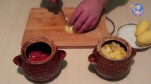 Куриные голени с овощами в горшочках! Голень куриная вкусный рецепт! ВКУСНЯШКА