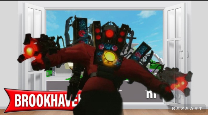 ТИТАН СПИКЕРМАН СУМАСШЕДШИЙ ROBLOX BROOKHAVEN RP