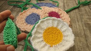 Детские сумочки цветочки крючком