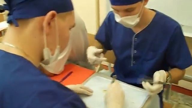 Конкурс "Наложение внутрикожного шва" смотреть онлайн