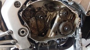 замена корзины сцепления на Honda CBR1000RR sc57 2007