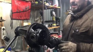 Переборка переднего редуктора Land Cruiser 60, замена главной пары