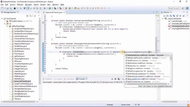 Java Programs: Password Checker using apple.com as a model смотреть онлайн