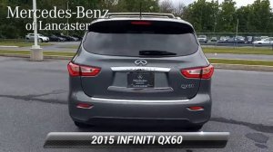 Used 2015 INFINITI QX60 Base, East Petersburg, PA MB10009B