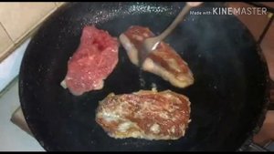 Сочи./Мраморная говядина/ жарим 2 минуты.