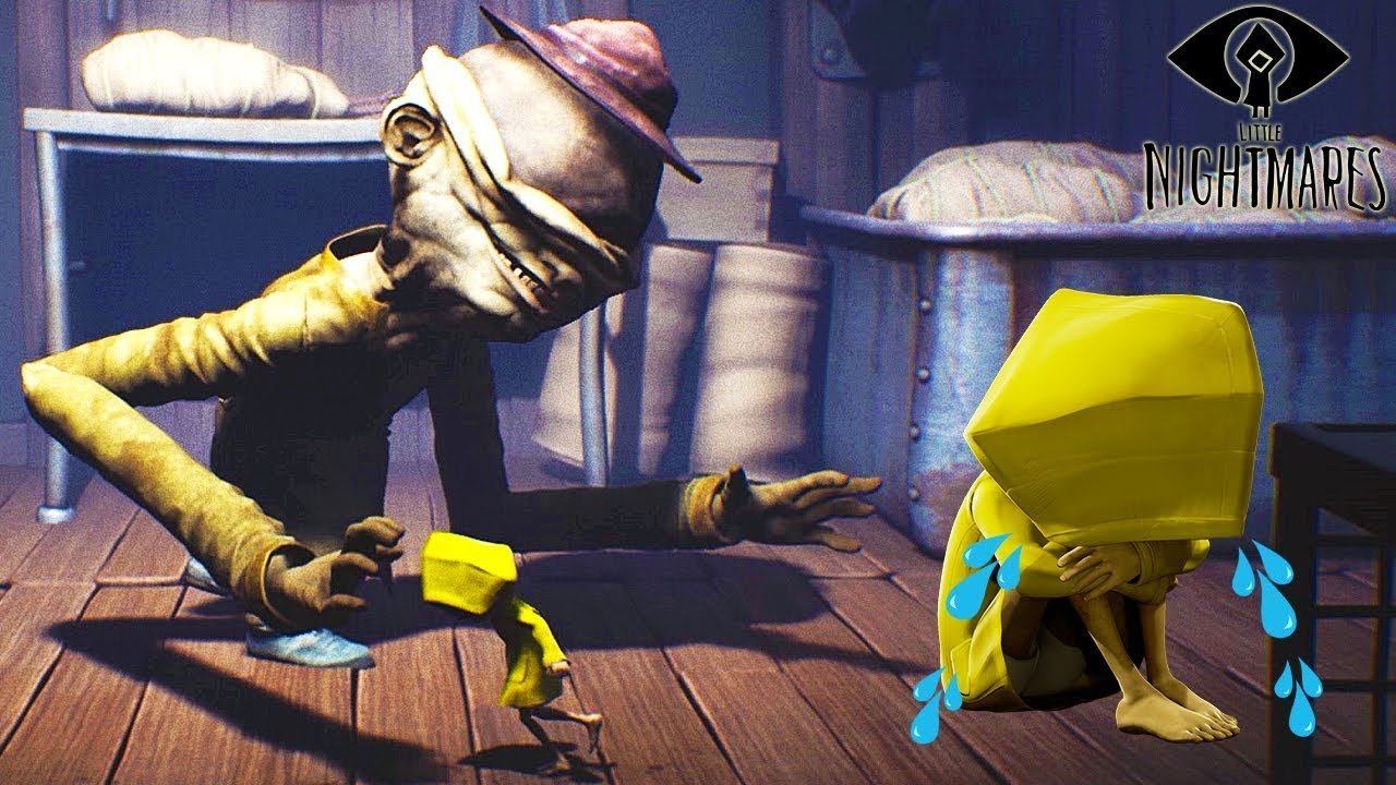 МОНСТР схватил девочку Маленькие кошмары или   страшилки в игре Little Nightmares