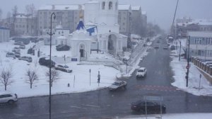 Погода в Казани  Онлайн .Снегопад . Буран . Метель .