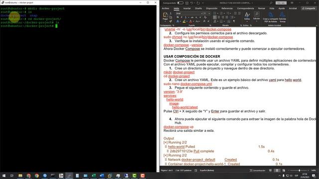 INSTALACION DE DOCKER COMPOSE CON DOCKER EN UBUNTU 22.04 смотреть онлайн