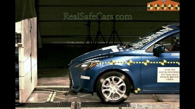 Toyota Yaris iA (2017-2018) Crash Tests (Side-Pole, Front, Side) смотреть онлайн