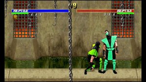 Mortal Kombat Trilogy - Stage Fatality Demonstration