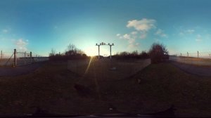 360° Flughafen Tegel Einflugschneise