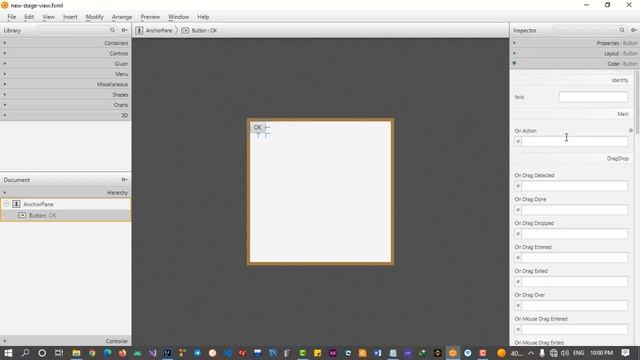 8- JavaFX Video Tutorials - Working with ScenceBuilder Program Part 1 смотреть онлайн