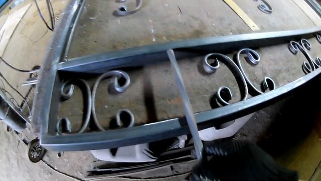 Ворота холодная ковка крученый квадрат смотреть онлайн