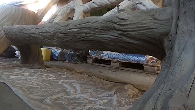 Лавочка на даче из цемента,мастер класс Грищенко Сергея. смотреть онлайн