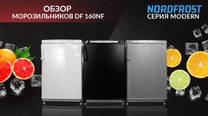 Обзор морозильных камер NORDFROST DF 160NF серии MODERN