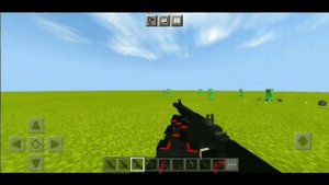 3D GUNS MOD IN MINECRAFT PE||МОД НА 3D ОРУЖИЕ В МАЙНКРАФТ ПЕ 1.16-1.17