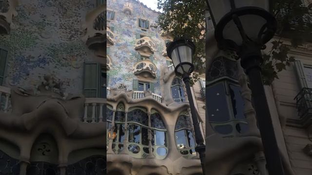 Casa Batllo by Antoni Gaudi, Barcelona.