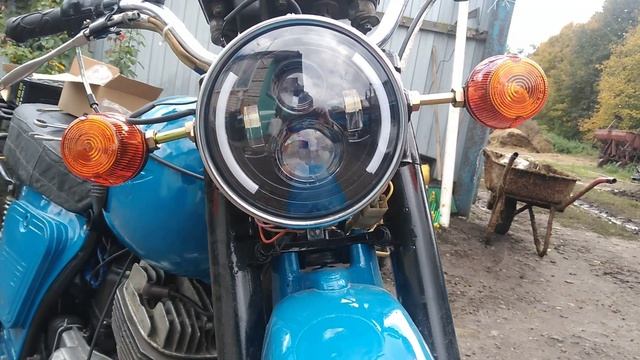 Восстановление Ижа часть#6 установка навесного светооборудования смотреть онлайн