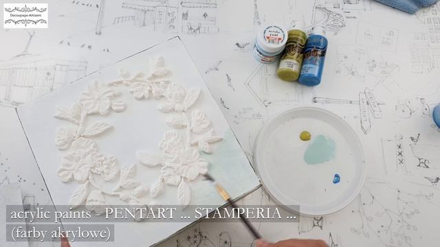 Decoupage # Casket flowers and butterflies #itdcollection #pentartofficial #pentart # DIY ... смотреть онлайн