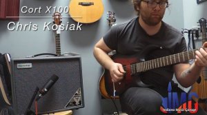 Cort X100 Open Pore: Black Cherry Burst