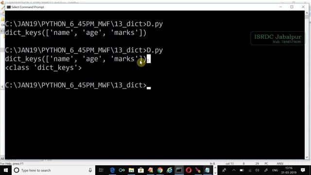 Dictionary in Python ~ Chapter - 3