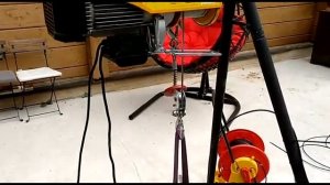 Подъем насоса из скважины 110м