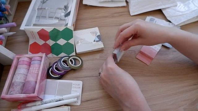 Распаковка канцелярии | Канцелярия с Aliexpress | Aesthetic Stationery ✨ ещё одна посылка с али ✨