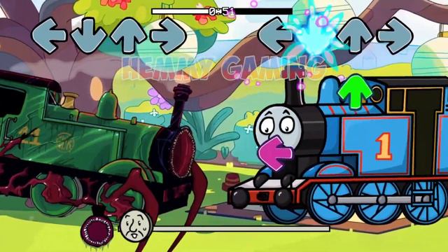FNF Oliver Exe Choo Choo Charles vs Thomas Sings Bluey Can Can | The Railway Funkin' смотреть онлайн