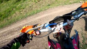 Эндуро покатушки на китайцах | Подьем в горку | Улетел с мотоцикла