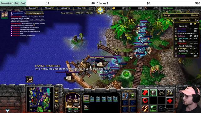 Azeroth Wars Reforged: Lordaeron into Cho'Gall  | Warcraft 3 Custom