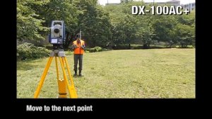 Auto Topo and Stake Out with DXAC+'s Auto Tracking Feature