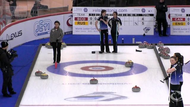 CURLING: SCO-RUS World Junior Chps 2015 - Women Draw 5 HIGHLIGHTS смотреть онлайн