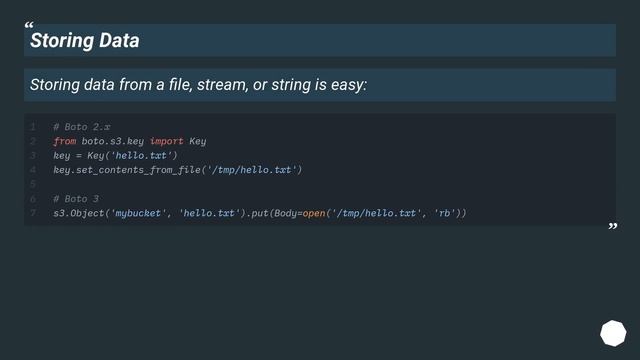 How to write a file or data to an S3 object using boto3 смотреть онлайн