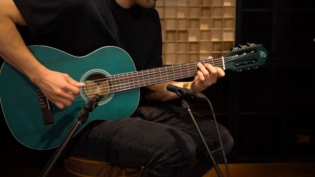 Student Series 3/4 Size Guitar by Ortega Guitars - Ocean Blue - RST5M-3/4OC смотреть онлайн