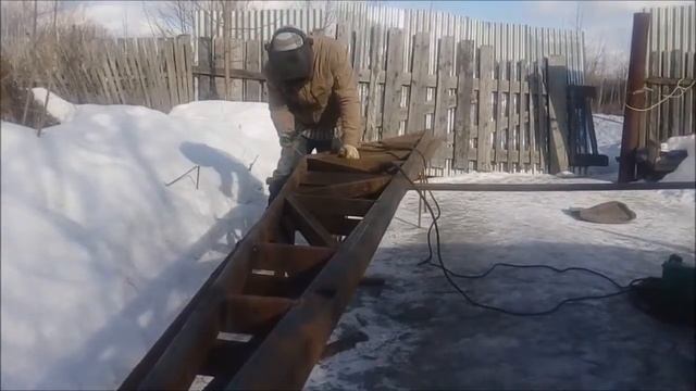 мегавольт (каркасный металлический гараж своими руками) смотреть онлайн