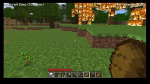 Minecraft PC Gamer demo version Gameplay.