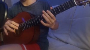 Вступление JinSanKim - Crow на гитаре ? Медленный темп