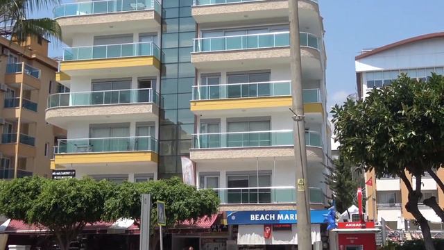 AZAK Beach Hotel Пляж Клеопатры в Алании Kleopatra beach Alanya Savk Blue Hawaii TAC ziminvideo