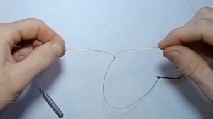 как привязать поводок.Отводной поводок #поводок #отводнойповодок #сазан