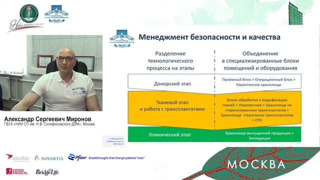 Онлайн трансляция конференции МОСКОВСКАЯ ТРАНСПЛАНТОЛОГИЯ